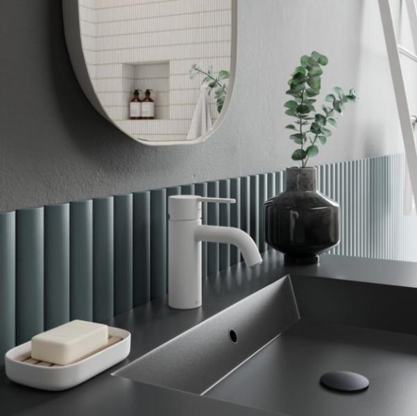 Damixa Silhouet S håndvaskbatteri u/bundventil - Mathvid Damixa Silhouet S håndvaskbatteri u/bundventil - Mathvid