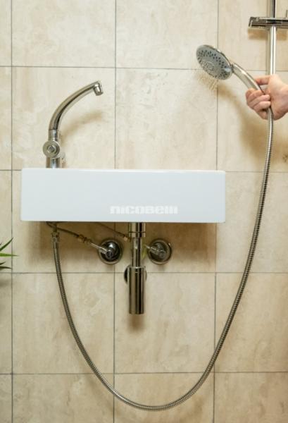 Paffoni New Stick DUO håndvask/brusearmatur - Krom Paffoni New Stick DUO håndvask/brusearmatur - Krom