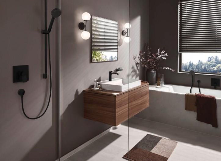 Hansgrohe Vivenis 110 håndvaskarmatur u/bundventil og m/CoolStart - Mat sort Hansgrohe Vivenis 110 håndvaskarmatur u/bundventil og m/CoolStart - Mat sort