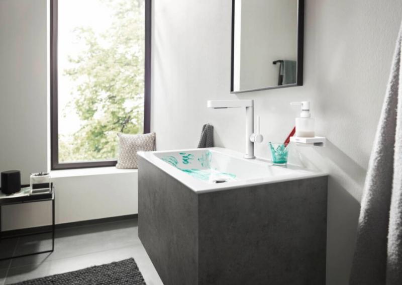 Hansgrohe Finoris 230 håndvaskarmatur m/udtræksbruser - Mat hvid Hansgrohe Finoris 230 håndvaskarmatur m/udtræksbruser - Mat hvid