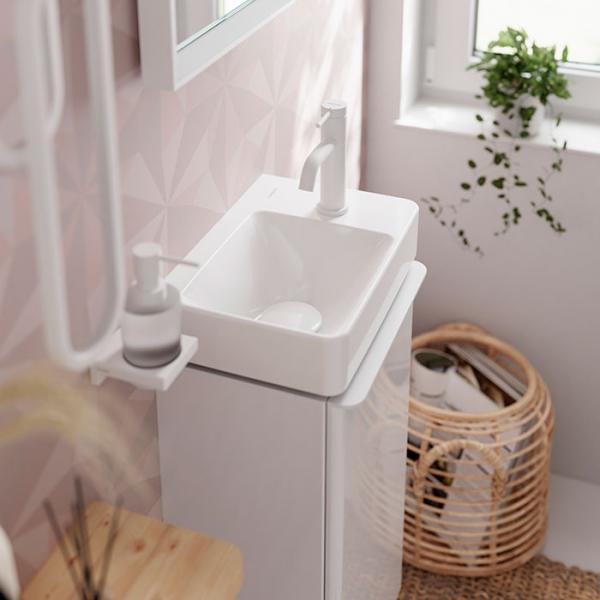 hansgrohe Pulsify S Puro & Tecturis komplet pakke til badev&aelig;relset - Mat hvid