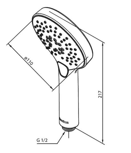 Damixa Silhouet komplet kararmatur - Steel Damixa Silhouet komplet kararmatur - Steel