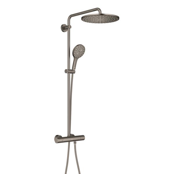 Grohe Rainshower SmartActive 310 brusesystem - B&oslash;rstet hard graphite