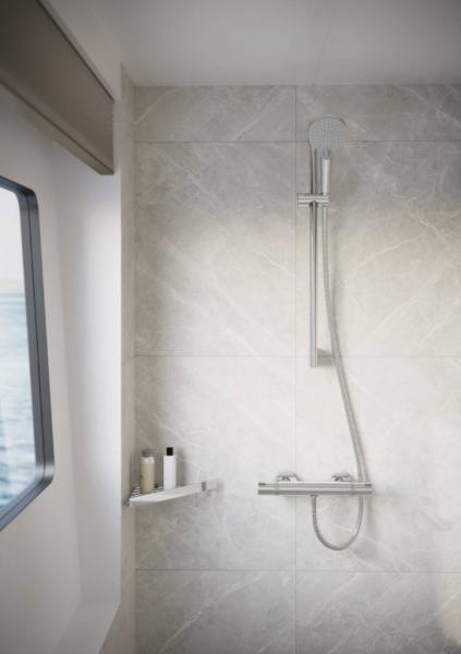 hansgrohe Ecostat Comfort brusetermostat m/rosetter - Krom
