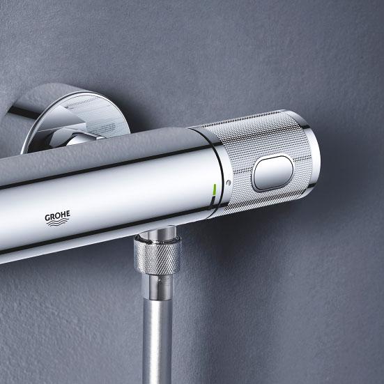 Grohe Precision komplet brusesystem m/Joy+ håndbruser - Krom Grohe Precision komplet brusesystem m/Joy+ håndbruser - Krom