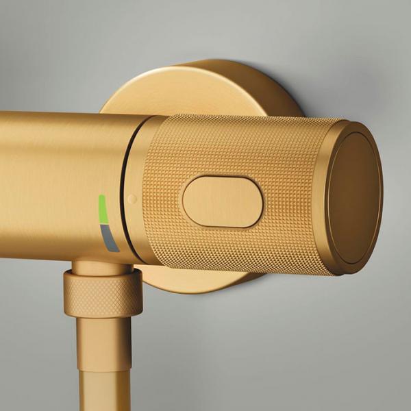 Grohe Precision komplet brusesystem m/Joy+ h&aring;ndbruser - B&oslash;rstet Cool Sunrise