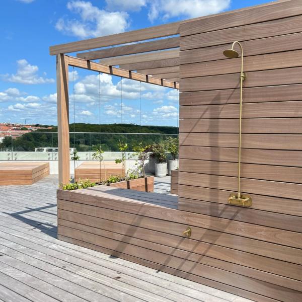 Frostline Eqi frostfri udebruser t/væg - 150-350 mm - Messing Frostline Eqi frostfri udebruser t/væg - 150-350 mm - Messing