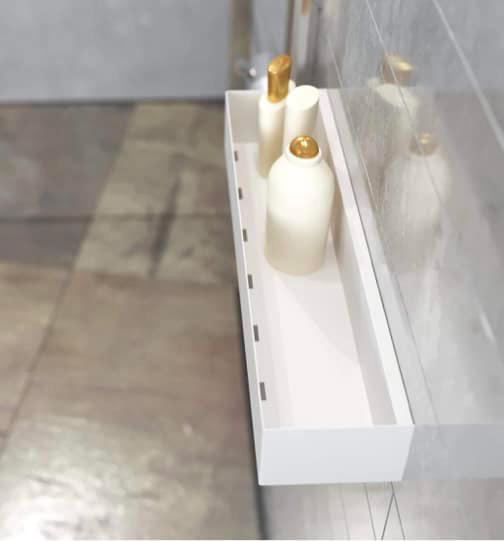 Kriss Athena hylde 30 cm - Hvid Kriss Athena hylde 30 cm - Hvid