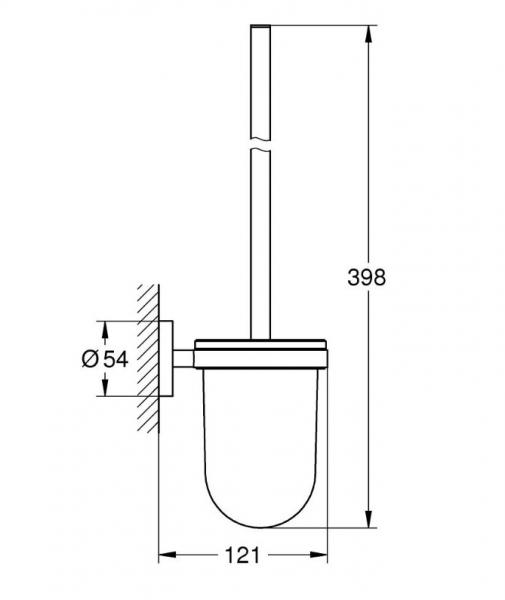 Grohe Start tilbehør til bad - Mat sort Grohe Start tilbehør til bad - Mat sort