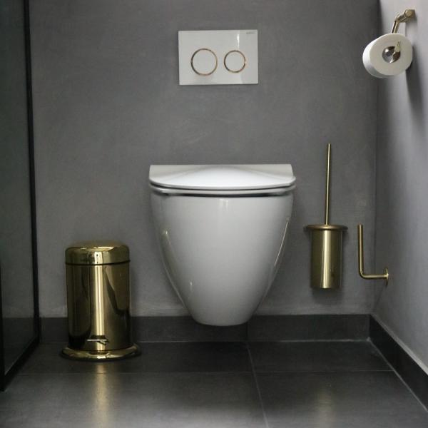 d line toiletpapirholder - Børstet messing d line toiletpapirholder - Børstet messing
