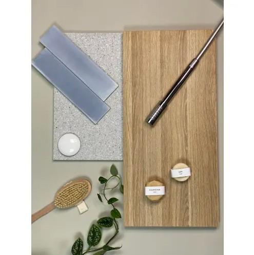 Dansani Mido+ 100 m&oslash;belpakke m/Amber vask og 2 skuffer - Varm eg