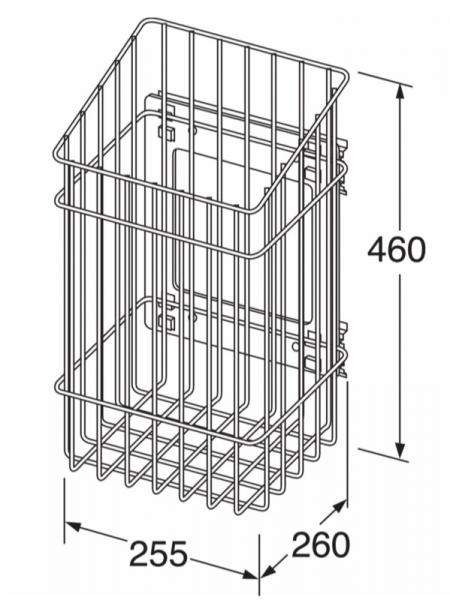 Gustavsberg vasket&oslash;jskurv - Indsats til h&oslash;jskab