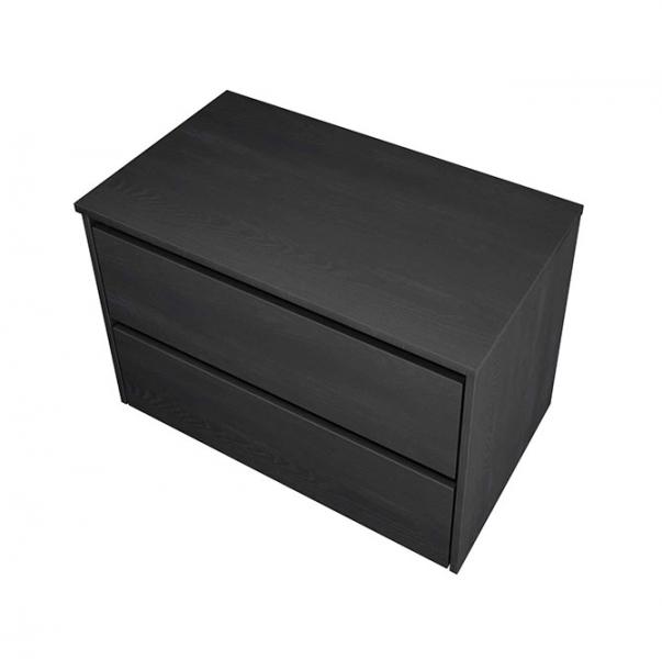 Sanibell Proline 81 underskab m/bordplade og skuffer - Sort eg