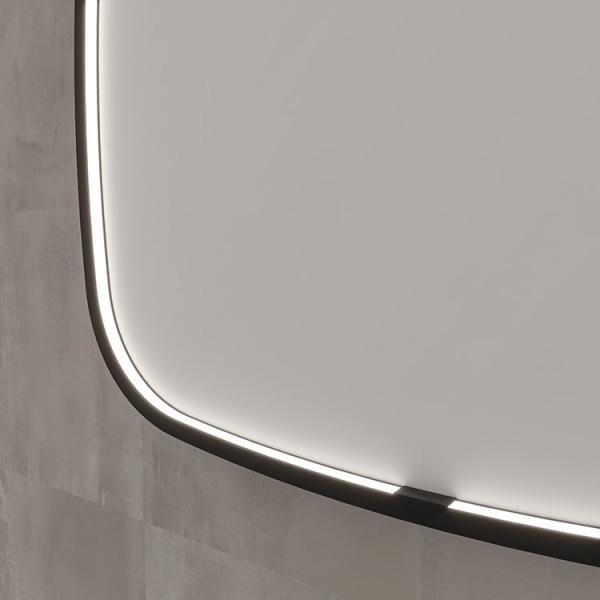 Sanibell Ink SP31 spejl m/lys, varme og sensor 60 x 60 cm - Gunmetal Sanibell Ink SP31 spejl m/lys, varme og sensor 60 x 60 cm - Gunmetal