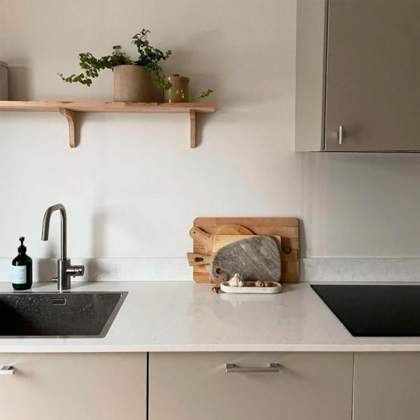 Beslagsboden B6511 m&oslash;belgreb m/crystal cut detaljer - Krom