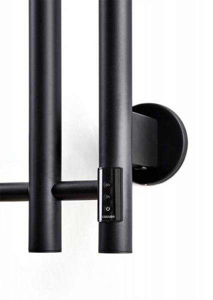 Cassøe Catania håndklædetørrer - 26x142 cm - Mat sort Cassøe Catania håndklædetørrer - 26x142 cm - Mat sort