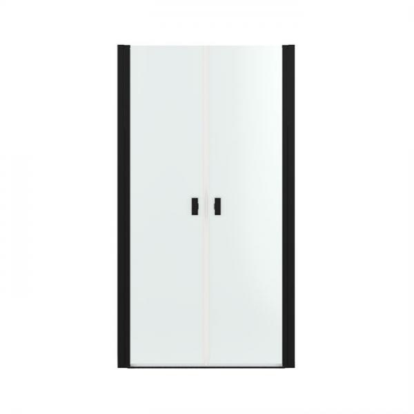 Strømberg Noma 30 dobbelt svingdør 800mm - Mat sort Strømberg Noma 30 dobbelt svingdør 800mm - Mat sort