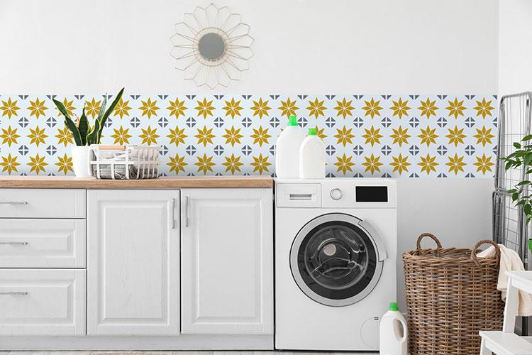 D-C-fix selvkl&aelig;bende fliser til v&aelig;g - Alia gold