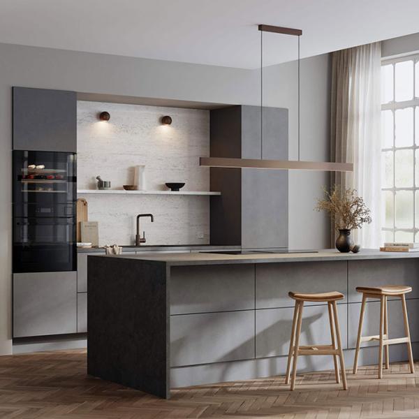 Cass&oslash;e Linea line&aelig;r pendellampe 180 cm - Mat sort