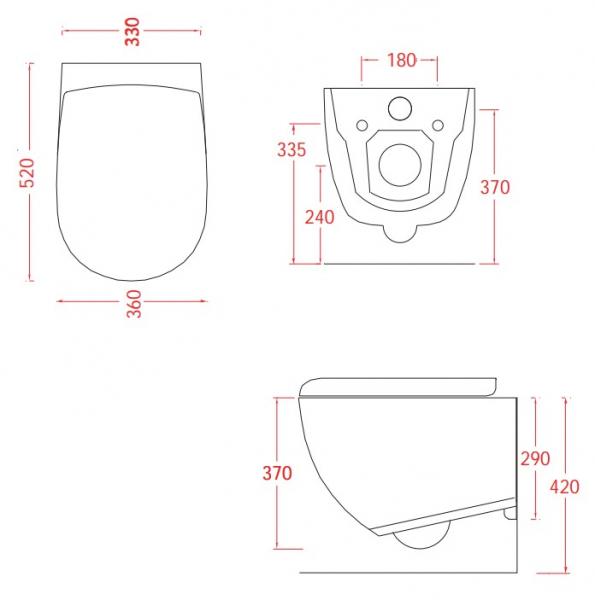 Lavabo File 2.0 RIMless Mat sort toiletpakke inkl. sæde/soft-close, cisterne og mat sort betjening Lavabo File 2.0 RIMless Mat sort toiletpakke inkl. sæde/soft-close, cisterne og mat sort betjening