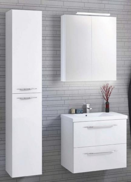 Str&oslash;mberg Alba 60 m&oslash;belpakke - Hvid h&oslash;jglans