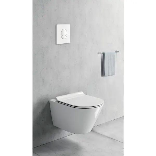 GSI Kube X kompakt 50 toiletpakke inkl. s&aelig;de, cisterne og betjening i hvid