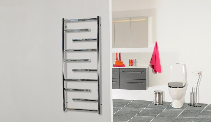 Kriss Sirius h&aring;ndkl&aelig;det&oslash;rrer - 50x80 cm - Krom