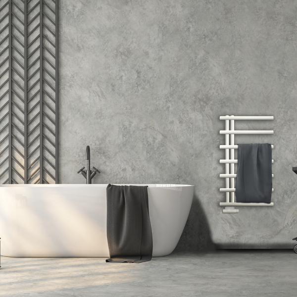 Kriss Merkur h&aring;ndkl&aelig;det&oslash;rrer - 50x86 cm - Hvid