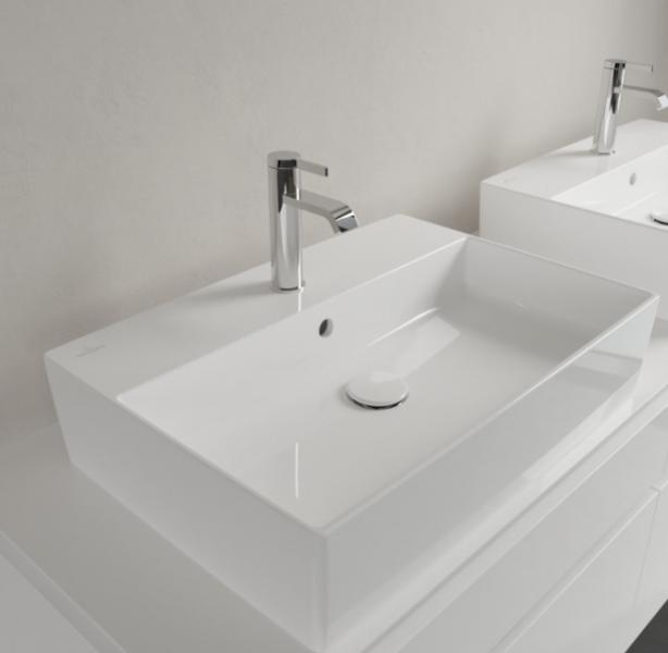 V&B Memento 2.0 60 fritst&aring;ende bowlevask - 1/3 hanehuller