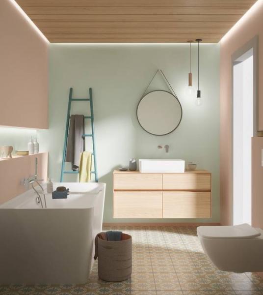 V&B Collaro 56 fritst&aring;ende bowlevask - Uden overl&oslash;b