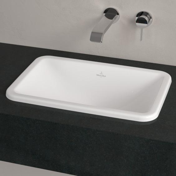 V&B Loop&Friends 51 h&aring;ndvask t/nedf&aelig;ldning - Med overl&oslash;b