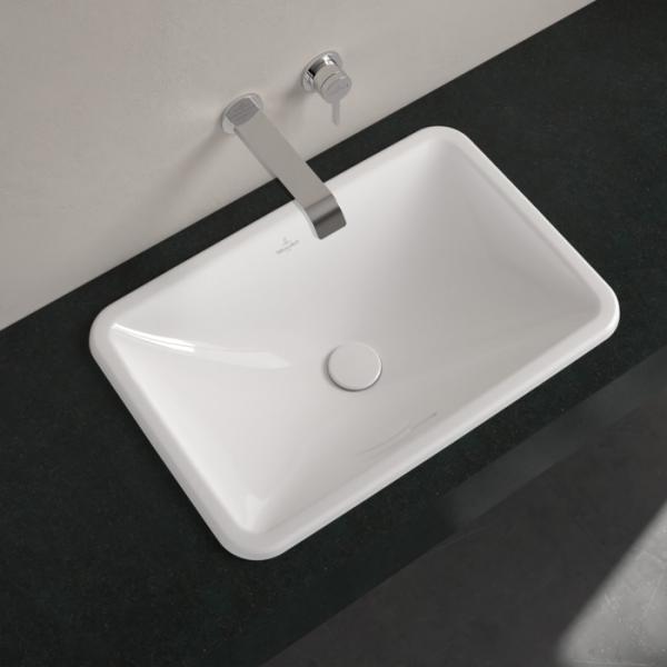 V&B Loop&Friends 60 h&aring;ndvask t/nedf&aelig;ldning - Med overl&oslash;b