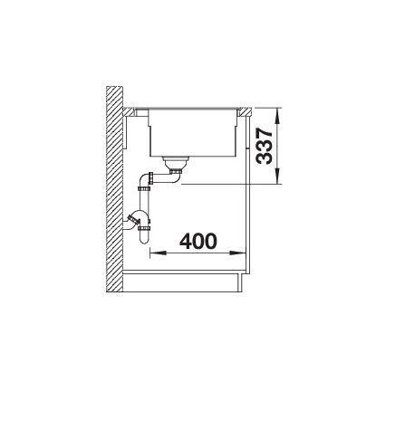 Blanco Etagon 6-F UXI k&oslash;kkenvask - Tr&oslash;ffel