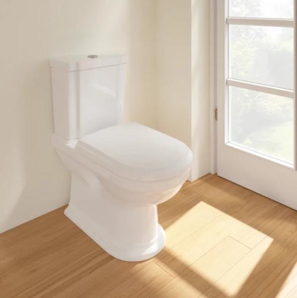 Villeroy & Boch Hommage gulvstående toilet m/Ceramic+ u/cisterne - Hvid Villeroy & Boch Hommage gulvstående toilet m/Ceramic+ u/cisterne - Hvid