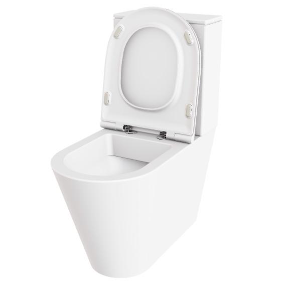 Lavabo Forma rimless gulvst&aring;ende toilet BTW inkl. s&aelig;de