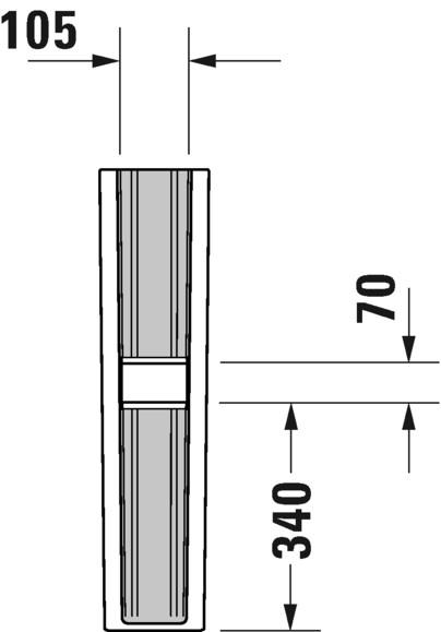 Duravit No. 1 s&oslash;jle til h&aring;ndvask