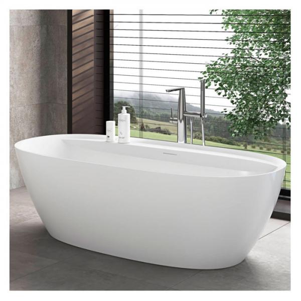 Kriss Style fritstående badekar - Mat hvid Kriss Style fritstående badekar - Mat hvid
