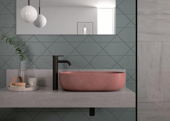 Damixa Silhouet L håndvaskbatteri u/bundventil - Matsort Damixa Silhouet L håndvaskbatteri u/bundventil - Matsort