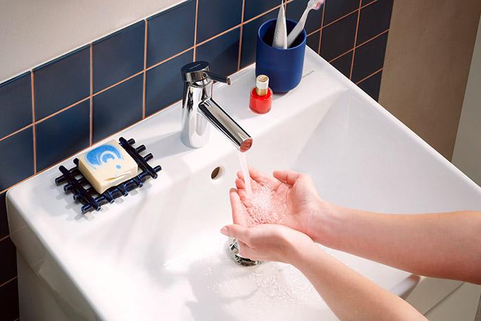 hansgrohe Zesis S h&aring;ndvaskarmatur 100 CoolStart m/l&oslash;ft-op bundventil - Krom