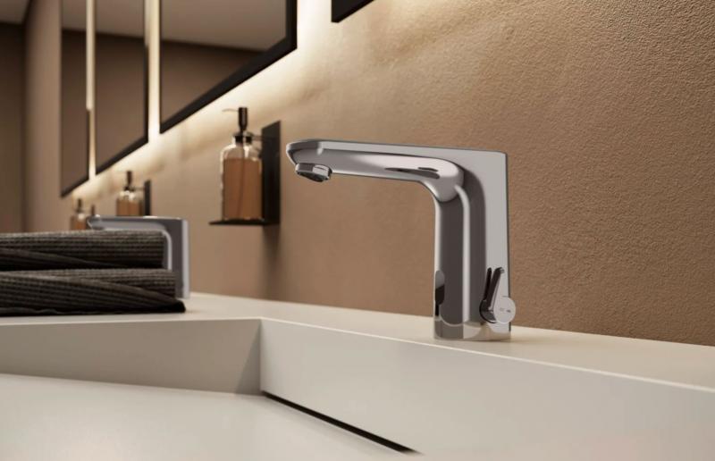 Oras Electra 9210FZ Safety ber&oslash;ringsfri vandhane - Batteri - Krom