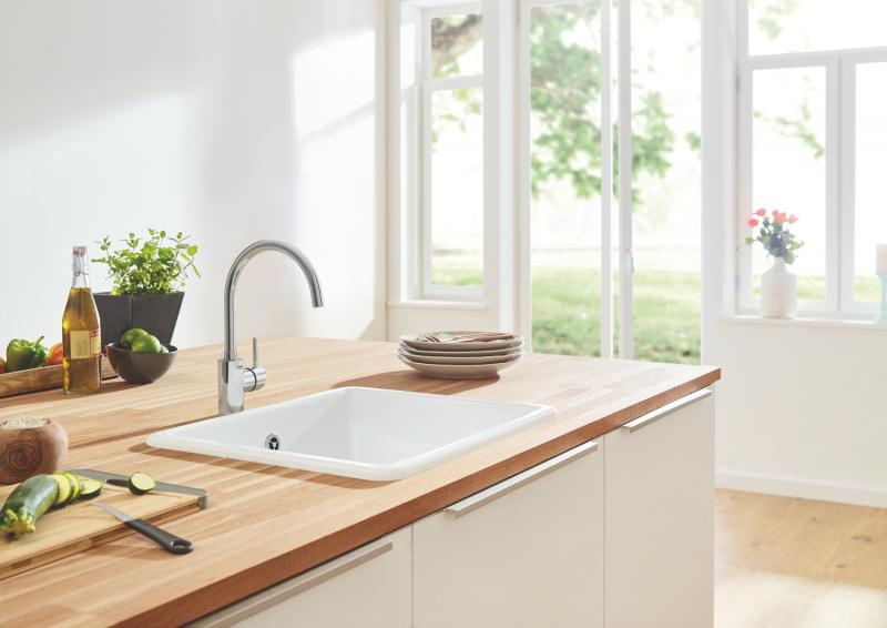 Grohe NEW Concetto k&oslash;kkenarmatur m/C-tud - Supersteel