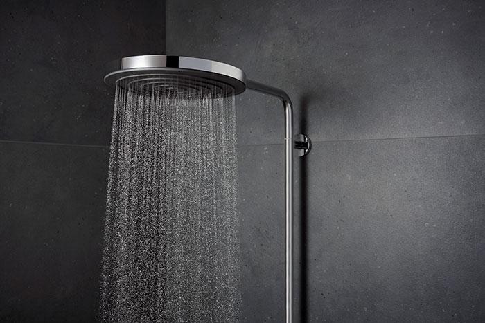 hansgrohe Pulsify S Puro 260 Showerpipe 1jet m/EcoSmart, EcoStat Fine og 3jet h&aring;ndbruser - Krom