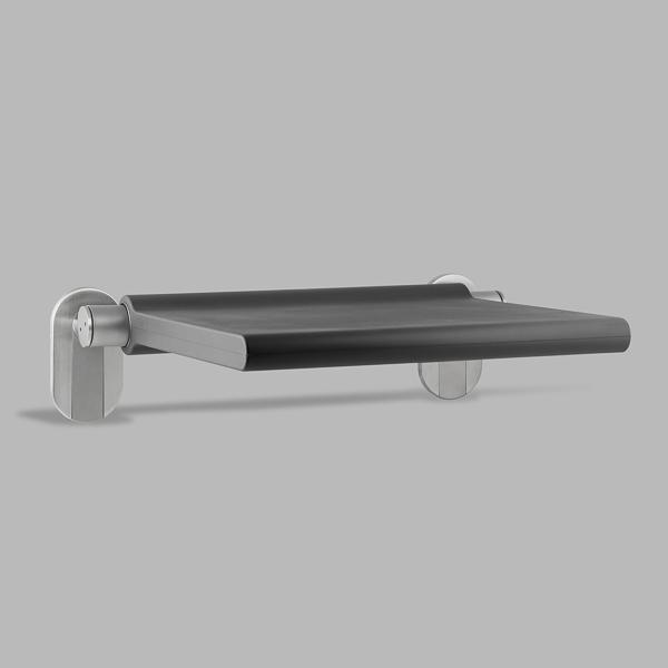 d line væghængt foldbar badesæde - Rustfrit stål d line væghængt foldbar badesæde - Rustfrit stål