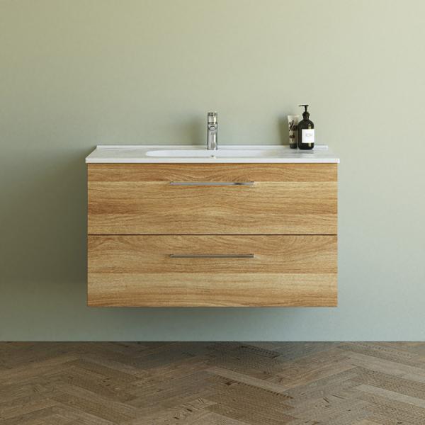 Dansani Mido+ 100 møbelsæt m/Kantate vask - Varm eg Dansani Mido+ 100 møbelsæt m/Kantate vask - Varm eg