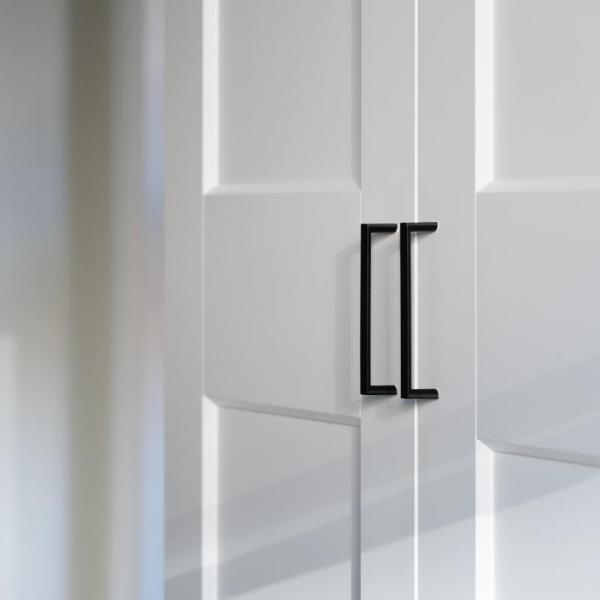 Beslagsboden BB6171 b&oslash;jlegreb - Mat sort