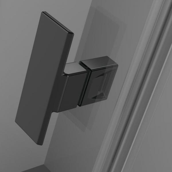 Strømberg Noma 30 dobbelt svingdør 800mm - Mat sort Strømberg Noma 30 dobbelt svingdør 800mm - Mat sort