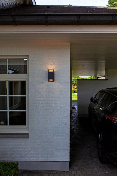 Lutec Architectural Ridge udend&oslash;rslampe til v&aelig;g