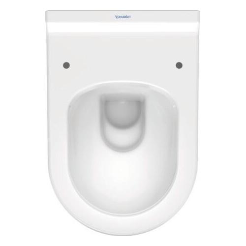 Duravit Starck 3 v&aelig;gh&aelig;ngt toilet rimless m/HygieneGlaze u/s&aelig;de