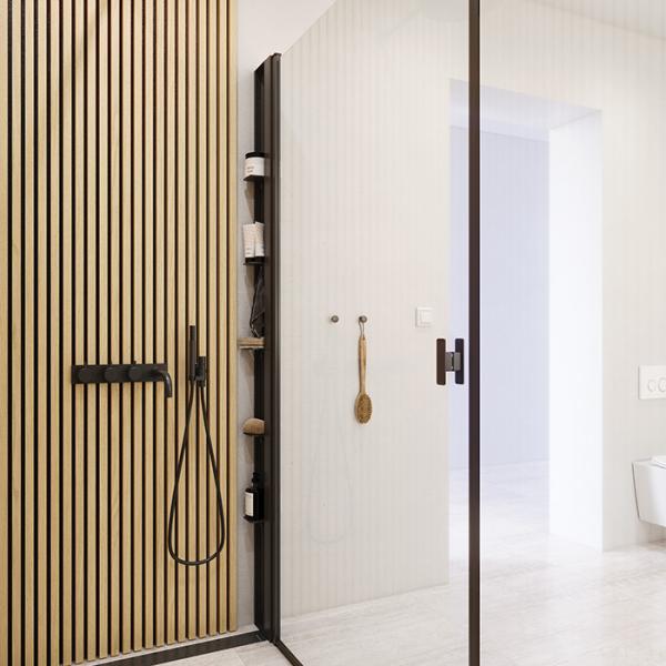 Dansani Tower brusereol til Match A/B/E - Mat sort - Ny model Dansani Tower brusereol til Match A/B/E - Mat sort - Ny model