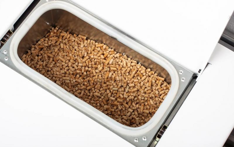 Mareli Systems Compact pilleovn Hvid - 12 kW - Centralvarme Mareli Systems Compact pilleovn Hvid - 12 kW - Centralvarme